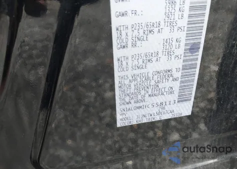 2015 Infiniti Qx60 из США, поврежденный, VIN 5N1AL0MM1FC558113